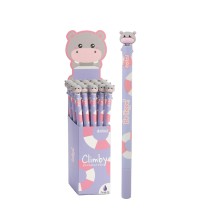 I-Total Erasable Pen Hippo με Μωβ Μελάνι XL3614