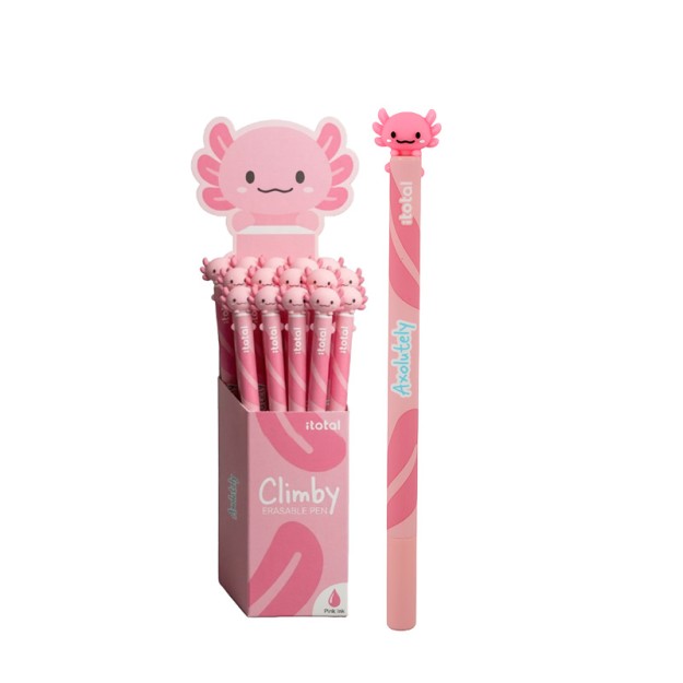 I-Total Erasable Pen Axolutely με Ροζ Μελάνι XL3607