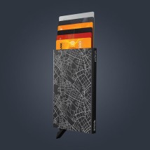 Pularys Zen Cards ''Black Streets Berlin'' Μεταλλική Καρτοθήκη Μαύρη 191910801