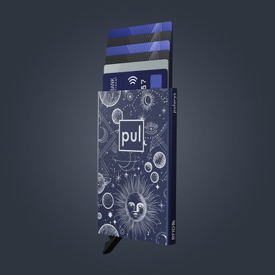 Pularys Zen Cards ''Stardust'' Μεταλλική Καρτοθήκη Μπλε 191110804