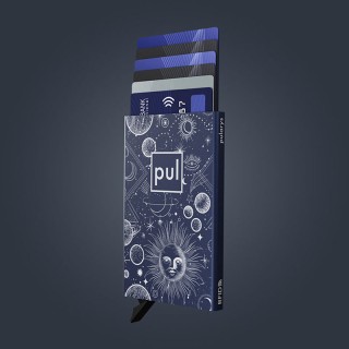 Pularys Zen Cards ''Stardust'' Μεταλλική Καρτοθήκη Μπλε 191110804