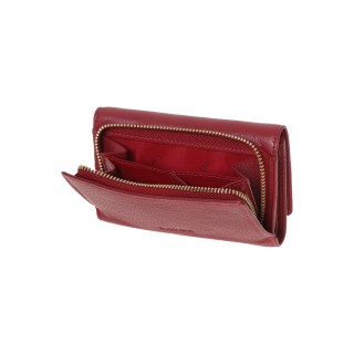 Lavor 1-6185 Γυναικείο Δερμάτινο Πορτοφόλι Κόκκινο