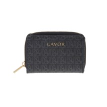 Lavor 1-6183 Γυναικείο Δερμάτινο Πορτοφόλι Μικρό Μαύρο