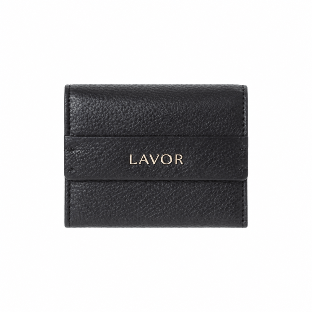 Lavor 1-6192 Γυναικείο Δερμάτινο Πορτοφόλι Μικρό Μαύρο