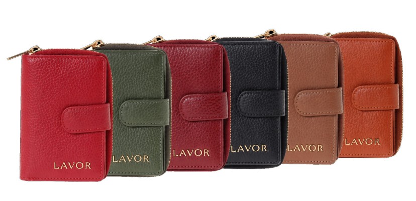 Lavor 1-6176 Γυναικείο Δερμάτινο Πορτοφόλι Μικρό Olive