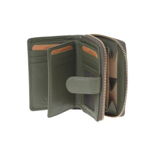 Lavor 1-6176 Γυναικείο Δερμάτινο Πορτοφόλι Μικρό Olive