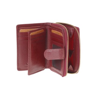 Lavor 1-6176 Γυναικείο Δερμάτινο Πορτοφόλι Μικρό Cherry