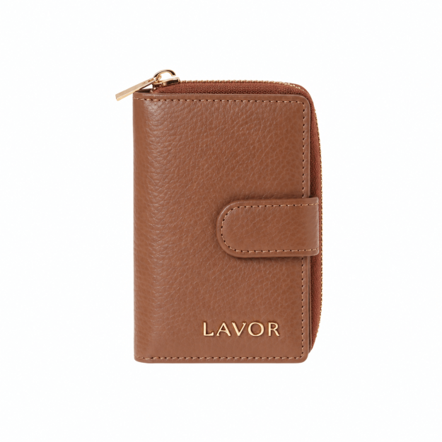 Lavor 1-6176 Γυναικείο Δερμάτινο Πορτοφόλι Μικρό Mocha