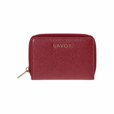 Lavor 1-6081 Γυναικείο Δερμάτινο Πορτοφόλι Μικρό Cherry