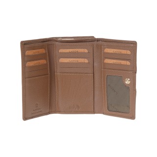 Lavor 1-6188 Γυναικείο Δερμάτινο Πορτοφόλι Mocha