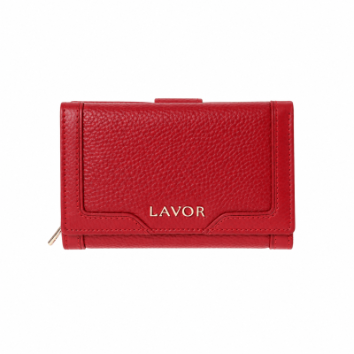 Lavor 1-6188 Γυναικείο Δερμάτινο Πορτοφόλι Κόκκινο