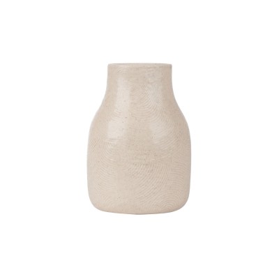 ESTIA ΒΑΖΟ CLAYRA ΚΕΡΑΜΙΚΟ 10.3x10.3x14.5cm IVORY