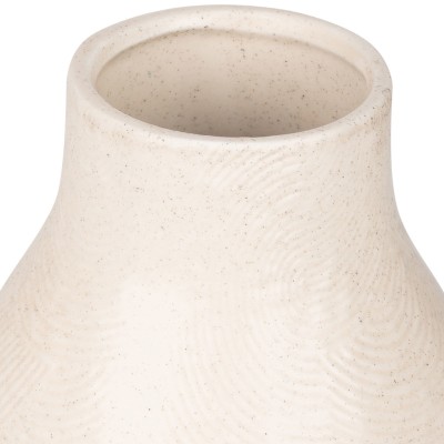 ESTIA ΒΑΖΟ CLAYRA ΚΕΡΑΜΙΚΟ 10.3x10.3x14.5cm IVORY