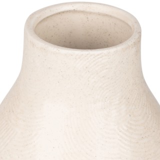 ESTIA ΒΑΖΟ CLAYRA ΚΕΡΑΜΙΚΟ 10.3x10.3x14.5cm IVORY