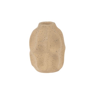 ESTIA ΒΑΖΟ CLAYRA ΚΕΡΑΜΙΚΟ 7.5x7.5x10cm IVORY