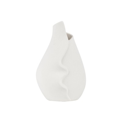 ESTIA ΒΑΖΟ TULIP CLAYRA ΚΕΡΑΜΙΚΟ 13.5x13.2x14.3cm ΛΕΥΚΟ