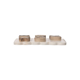 ESTIA ΔΙΑΚΟΣΜΗΤΙΚΗ ΤΡΙΛΙΖΑ XO NYRA 22.6x22.6x3cm