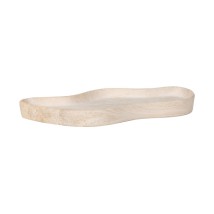 ESTIA ΔΙΣΚΟΣ CLAYRA CLOUDY ΜΕ ΕΦΕ ΜΑΡΜΑΡΟΥ ΚΕΡΑΜΙΚΟΣ 29x16x2.5cm IVORY