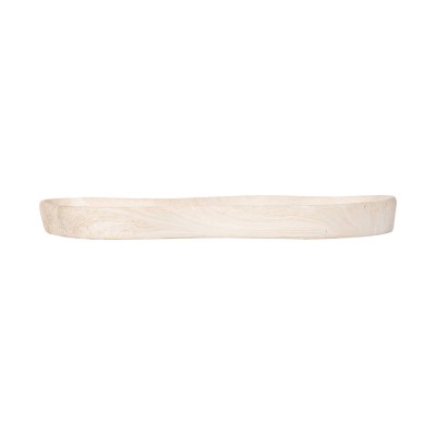ESTIA ΔΙΣΚΟΣ CLAYRA CLOUDY ΜΕ ΕΦΕ ΜΑΡΜΑΡΟΥ ΚΕΡΑΜΙΚΟΣ 29x16x2.5cm IVORY