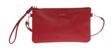 Lavor 1-6033 Δερμάτινη Γυναικεία Τσάντα Ώμου/Χειρός Κόκκινη