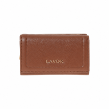 Lavor 1-6156 Μεγάλο Δερμάτινο Γυναικείο Πορτοφόλι με RFID Mocha