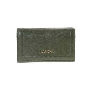 Lavor 1-6156 Μεγάλο Δερμάτινο Γυναικείο Πορτοφόλι με RFID Olive