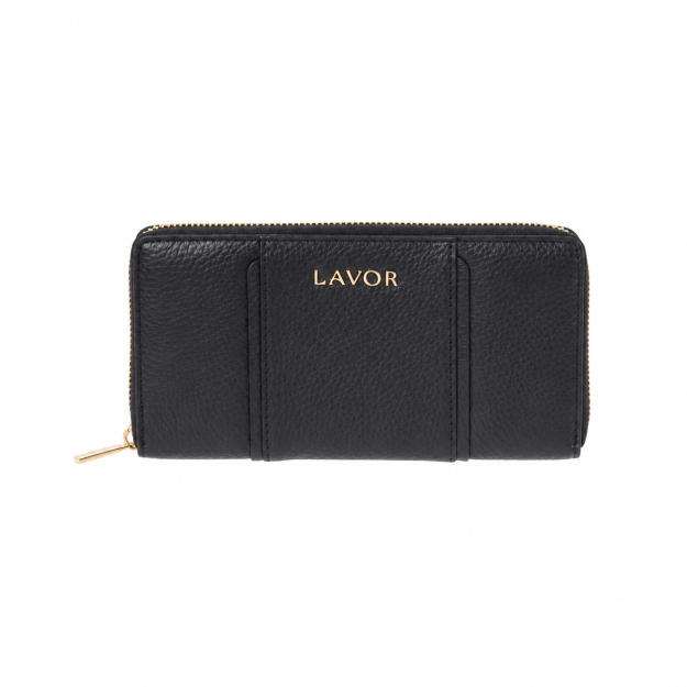 Lavor 1-6189 Γυναικείο Δερμάτινο Πορτοφόλι Μαύρο