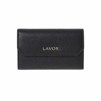 Lavor 1-6190 Μεγάλο Δερμάτινο Γυναικείο Πορτοφόλι με RFID Μαύρο