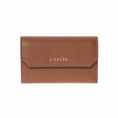 Lavor 1-6190 Μεγάλο Δερμάτινο Γυναικείο Πορτοφόλι με RFID Mocha
