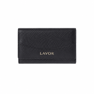 Lavor 1-6186 Μεγάλο Δερμάτινο Γυναικείο Πορτοφόλι με RFID Μαύρο