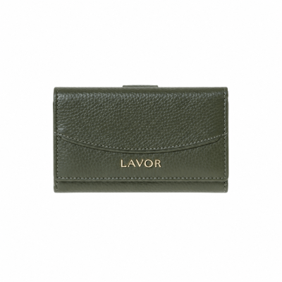 Lavor 1-6186 Μεγάλο Δερμάτινο Γυναικείο Πορτοφόλι με RFID Olive