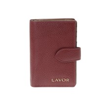 Lavor 1-6174 Γυναικείο Δερμάτινο Πορτοφόλι Cherry