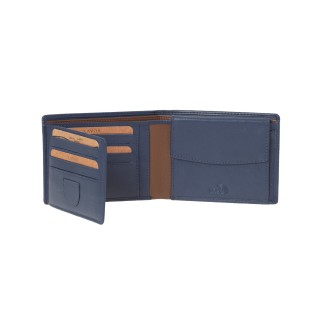 Lavor 1-6201 Δερμάτινο Ανδρικό Πορτοφόλι με RFID Μπλε
