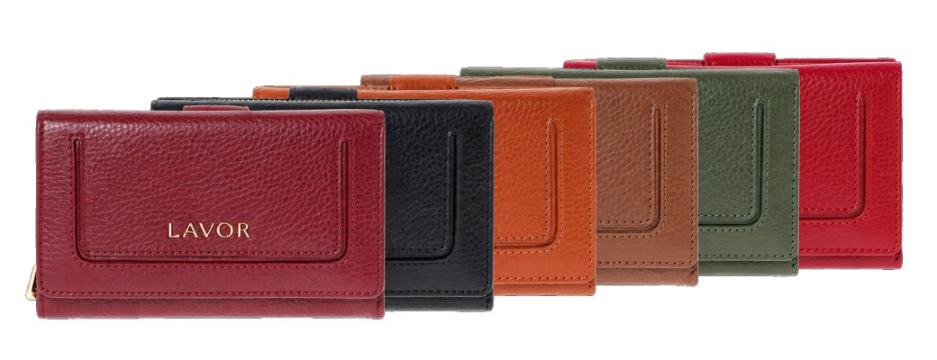 Lavor 1-6158 Γυναικείο Δερμάτινο Πορτοφόλι Olive