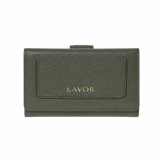Lavor 1-6158 Γυναικείο Δερμάτινο Πορτοφόλι Olive
