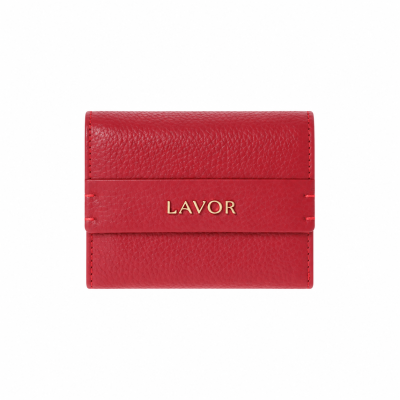 Lavor 1-6192 Γυναικείο Δερμάτινο Πορτοφόλι Μικρό Κόκκινο
