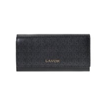 Lavor 1-6181 Γυναικείο Δερμάτινο Πορτοφόλι Μαύρο