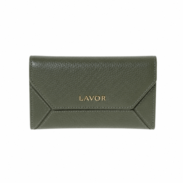 Lavor 1-6187 Γυναικείο Δερμάτινο Πορτοφόλι Olive