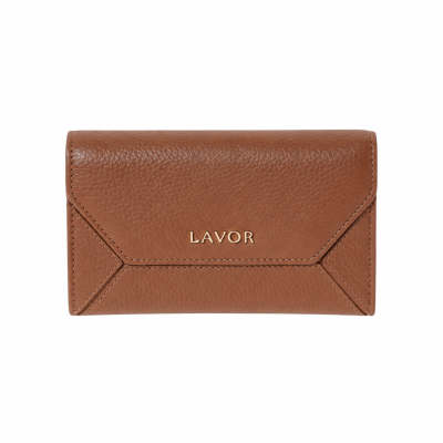 Lavor 1-6187 Γυναικείο Δερμάτινο Πορτοφόλι Mocha