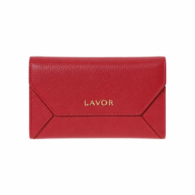 Lavor 1-6187 Γυναικείο Δερμάτινο Πορτοφόλι Κόκκινο