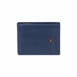 Lavor 1-6204 Δερμάτινο Ανδρικό Πορτοφόλι με RFID Μπλε
