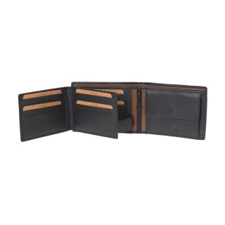 Lavor 1-6206 Δερμάτινο Ανδρικό Πορτοφόλι με RFID Μαύρο