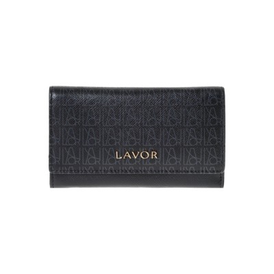 Lavor 1-6186 Μεγάλο Δερμάτινο Γυναικείο Πορτοφόλι με RFID Μαύρο