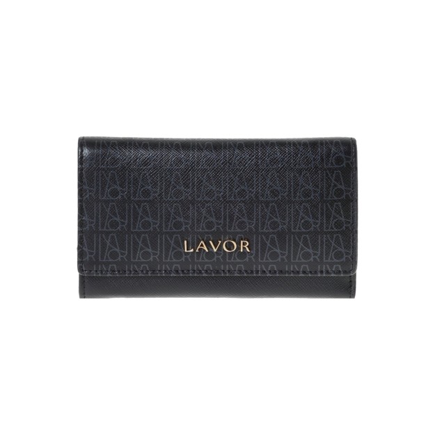 Lavor 1-6186 Μεγάλο Δερμάτινο Γυναικείο Πορτοφόλι με RFID Μαύρο