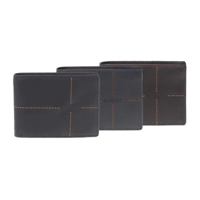 Lavor 1-6197 Δερμάτινο Ανδρικό Πορτοφόλι με RFID Καφέ