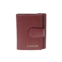Lavor 1-6162 Γυναικείο Δερμάτινο Πορτοφόλι Cherry