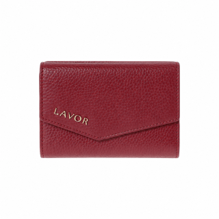 Lavor 1-6000 Δερμάτινο Γυναικείο Πορτοφόλι με RFID Cherry