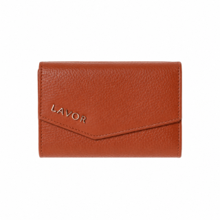 Lavor 1-6000 Δερμάτινο Γυναικείο Πορτοφόλι με RFID Caramel
