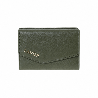 Lavor 1-6000 Δερμάτινο Γυναικείο Πορτοφόλι με RFID Olive