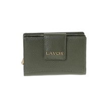 Lavor 1-6163 Μικρό Δερμάτινο Γυναικείο Πορτοφόλι με RFID Olive